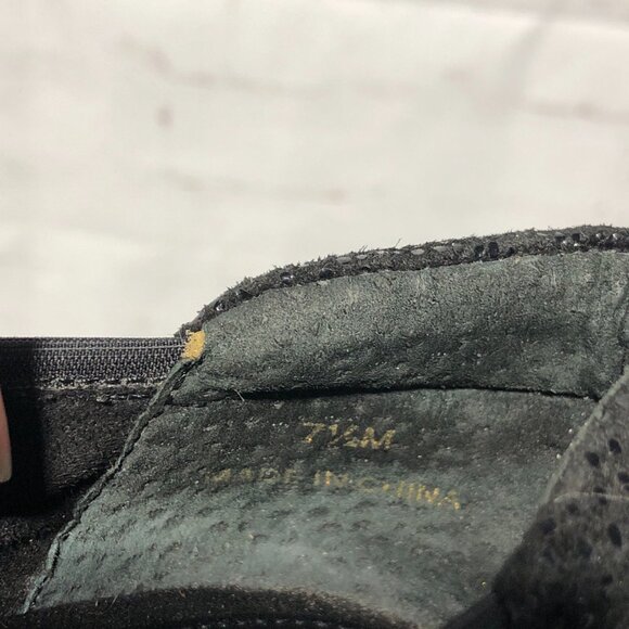 VANELi SPORT WOMEN'S SUEDE SHIMMERY BLACK PATTERN SLIP ON SHOES COMFORT SIZE 7.5 - Picture 9 of 13